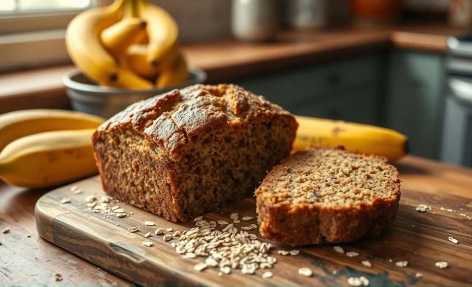 Bananenbrot ohne zucker mit haferflocken