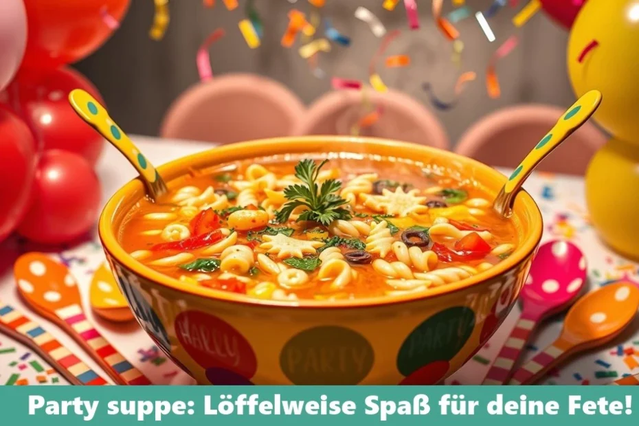 Party suppe: Löffelweise Spaß für deine Fete!