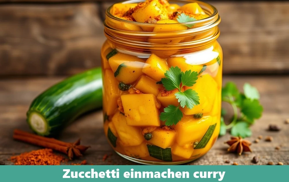 Zucchetti einmachen curry: Leckeres Rezept