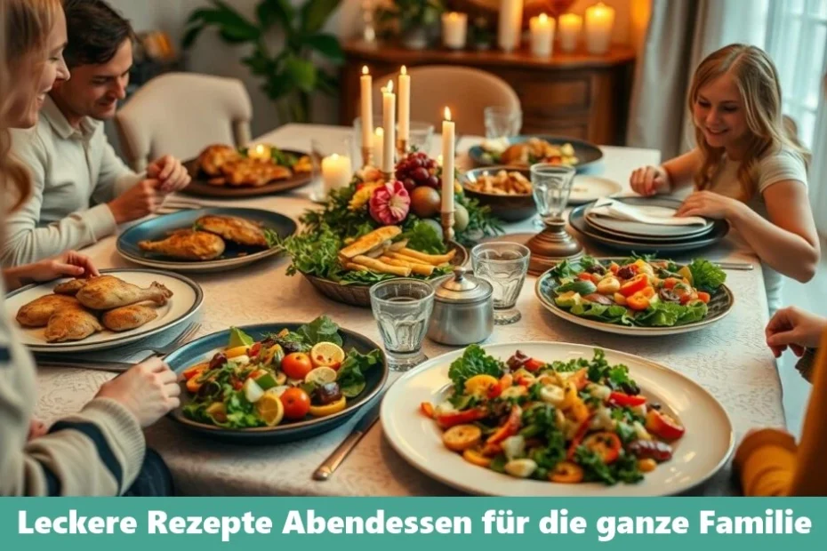 Ein köstliches, hausgemachtes Abendessenrezept mit frischen Zutaten, serviert auf einem Teller, perfekt für ein gemütliches Abendessen zu Hause.